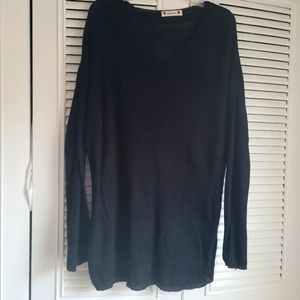 Black sweater tunic